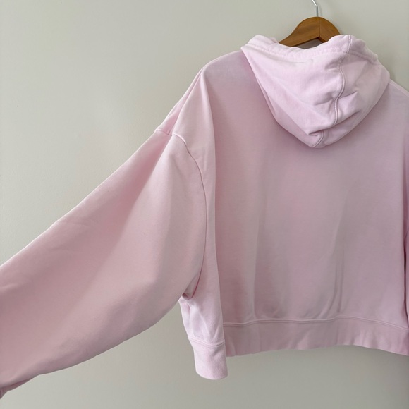 Nike Icon Clash Hoodie Pullover Loose Fit Pink Foam Green Logo Size M - Picture 8 of 13